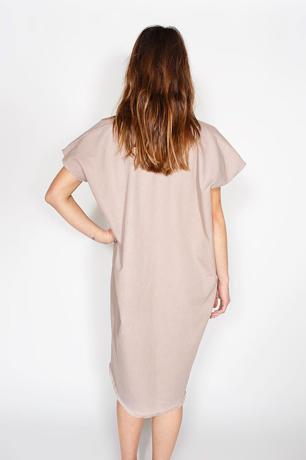 Miranda Bennett Dove Everyday Dress, Cropped Denim Miranda Bennett Dove Everyday Dress, Cropped Denim