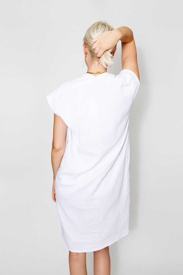 Miranda Bennett White Everyday Dress | Double Gauze Miranda Bennett White Everyday Dress | Double Gauze