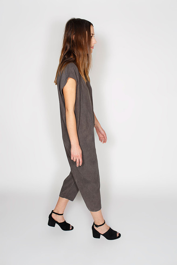 Miranda Bennett Coal Everyday Jumpsuit Miranda Bennett Coal Everyday Jumpsuit