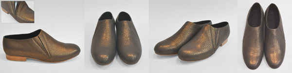 The Palatines Fides Pull-On Bootie in Bronze The Palatines Fides Pull-On Bootie in Bronze