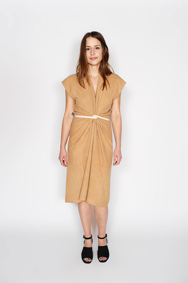 Miranda Bennett Camel Tempest Dress Miranda Bennett Camel Tempest Dress