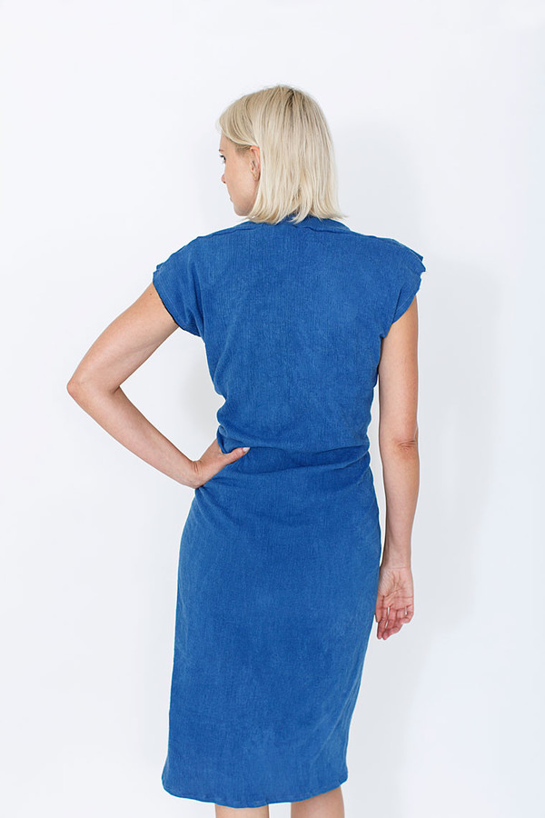 Miranda Bennett Indigo Vision Dress, Double Gauze Miranda Bennett Indigo Vision Dress, Double Gauze