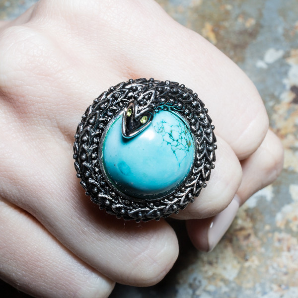 Serpent Turquoise Ring Serpent Turquoise Ring