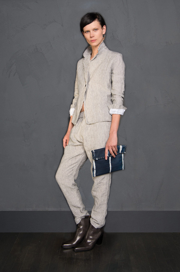 KES Linen Cuffed Pant Striped KES Linen Cuffed Pant Striped