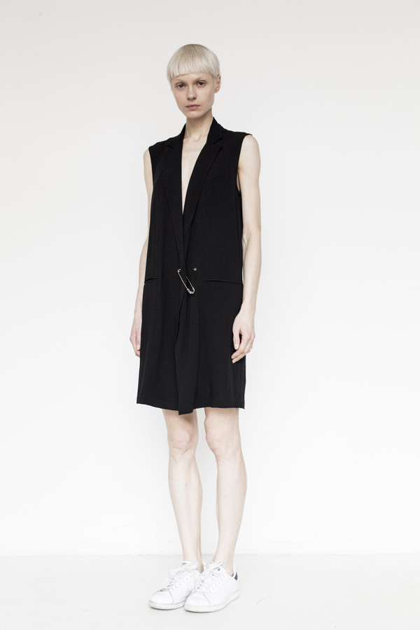 Assembly New York Crepe Vest Dress Assembly New York Crepe Vest Dress
