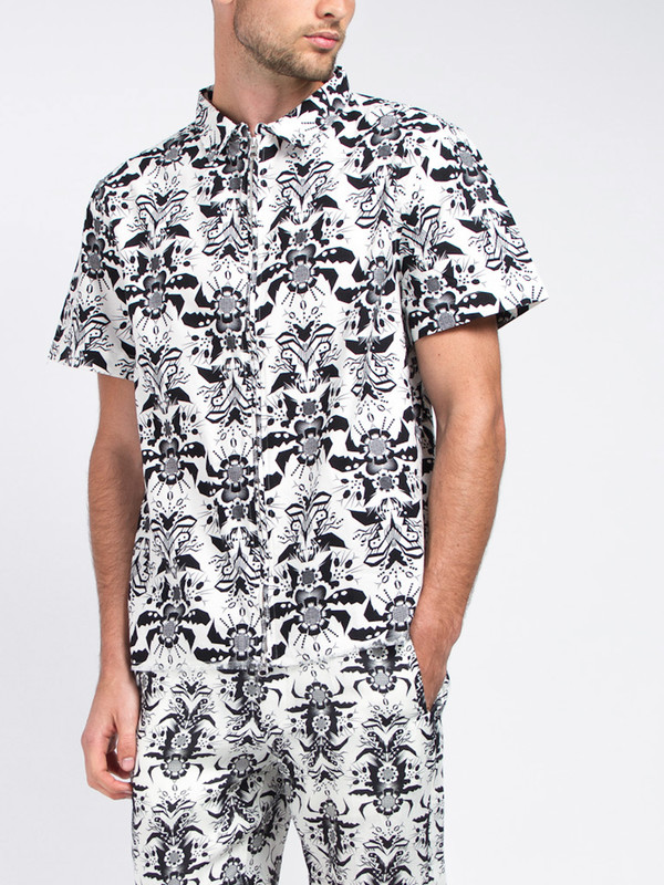 Men's Uniforms For The Dedicated Aikau Zip Shirt Men's Uniforms For The Dedicated Aikau Zip Shirt