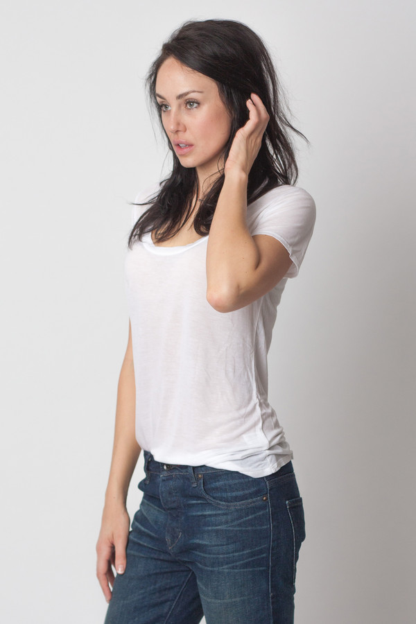 The Lady & the Sailor Basic Tee White The Lady & the Sailor Basic Tee White