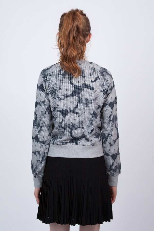 YMC Floral Print Look Back Sweatshirt YMC Floral Print Look Back Sweatshirt