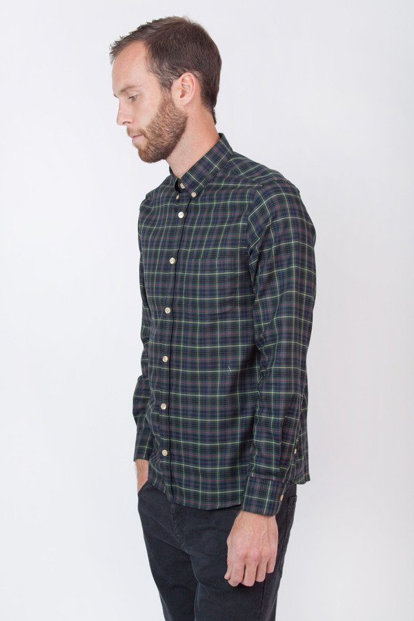Men's Portuguese Flannel Goraz Long Sleeve Plaid Shirt Men's Portuguese Flannel Goraz Long Sleeve Plaid Shirt