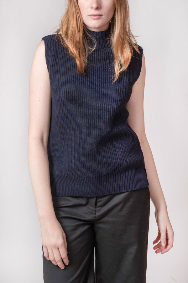 YMC Rib Sleeveless Turtleneck YMC Rib Sleeveless Turtleneck