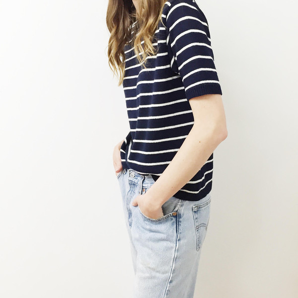 Johan Vintage Striped Sweater T-shirt Johan Vintage Striped Sweater T-shirt