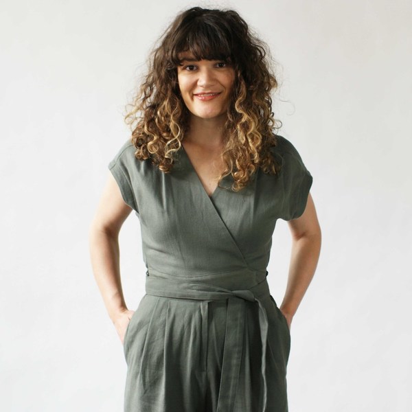 Curator Maren Pantsuit Dusty Green Curator Maren Pantsuit Dusty Green