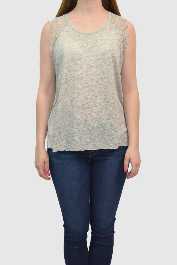 Generation Love Jude Raglan Mesh Sleeve I Grey Generation Love Jude Raglan Mesh Sleeve I Grey