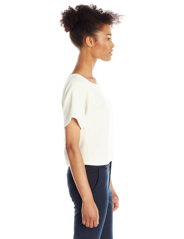 Vincetta Creme Boxy Tee Vincetta Creme Boxy Tee