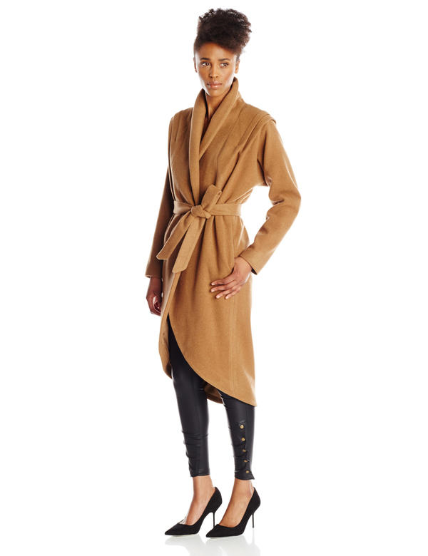 Vincetta Camel Shawl Collar Coat Vincetta Camel Shawl Collar Coat