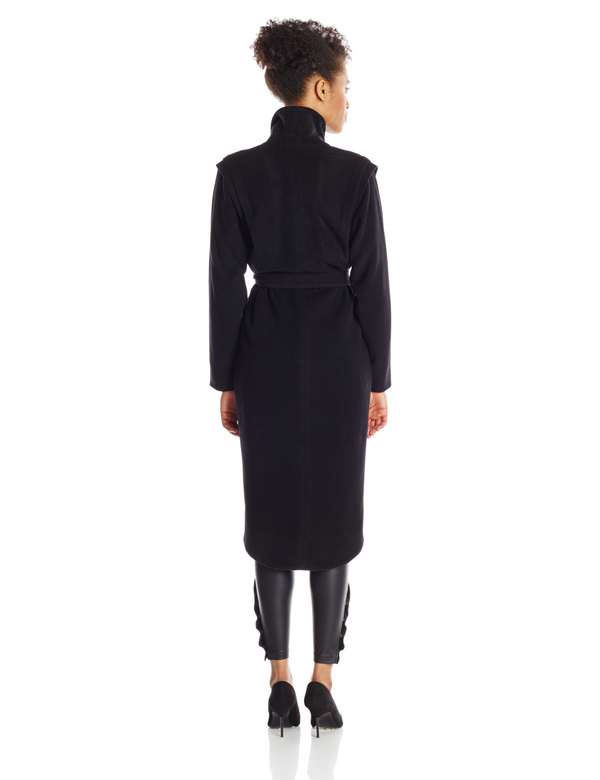 Vincetta Black Shawl Collar Coat Vincetta Black Shawl Collar Coat