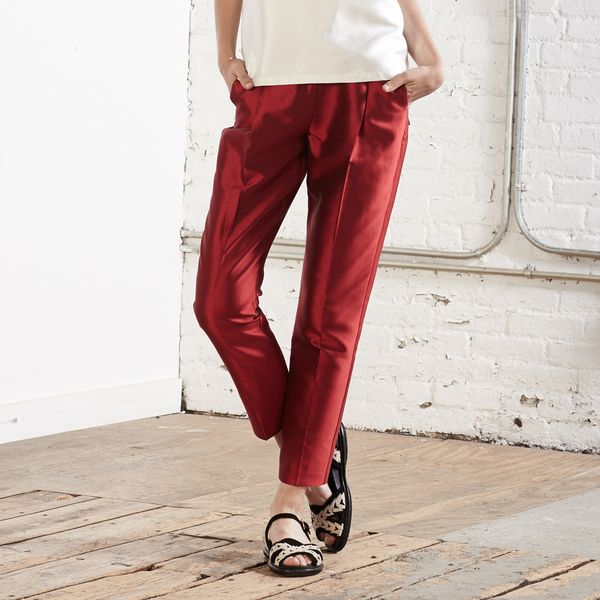 Nikki Chasin Otis Classic Trouser - Candy Red Nikki Chasin Otis Classic Trouser - Candy Red