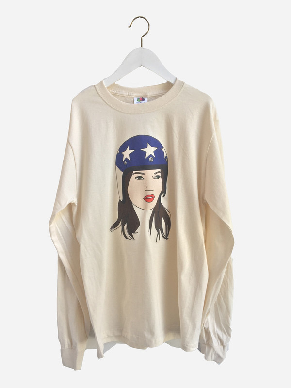Karleigh Dru Art Kate Moss T-Shirt in Multi Karleigh Dru Art Kate Moss T-Shirt in Multi