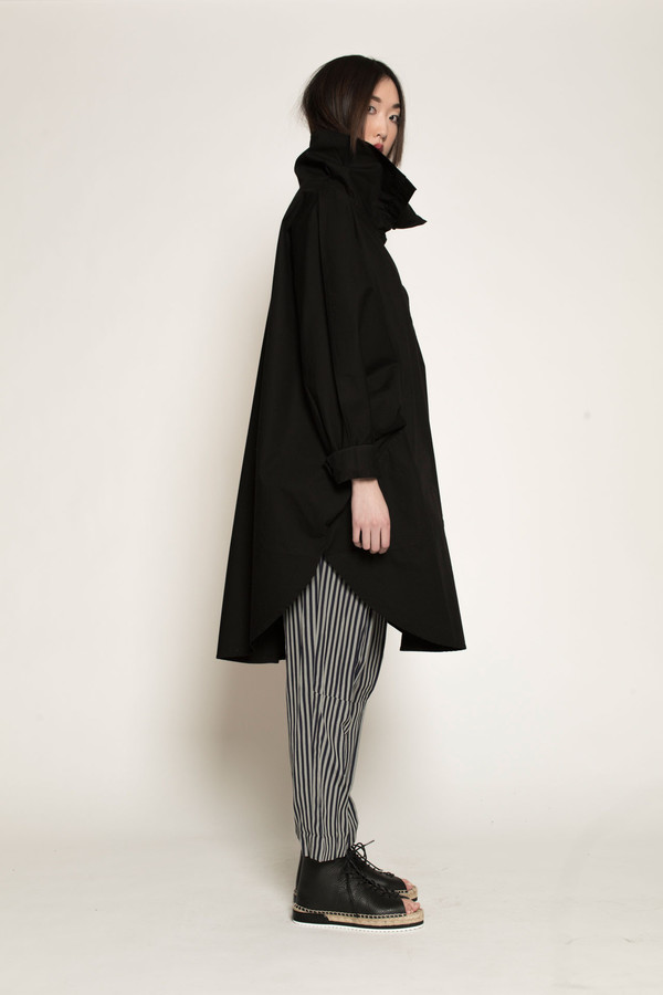 Kowtow Long Days Cape in Black Kowtow Long Days Cape in Black