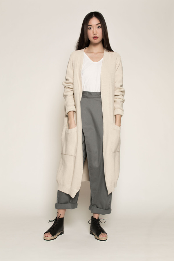 Kowtow Once Upon A Time Cardigan in Natural Kowtow Once Upon A Time Cardigan in Natural