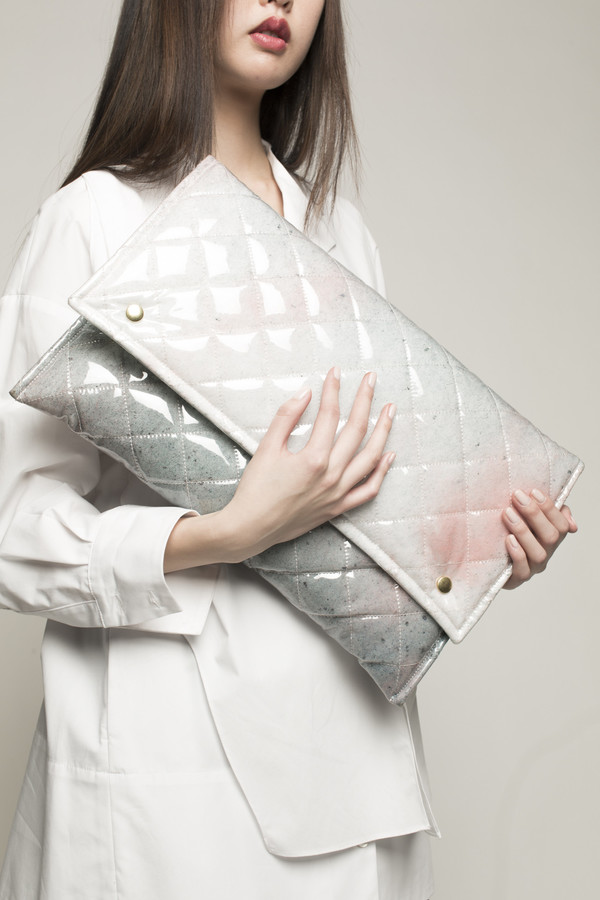 Maryme-Jimmypaul Quilted PVC Envelope Purse in Multi Maryme-Jimmypaul Quilted PVC Envelope Purse in Multi