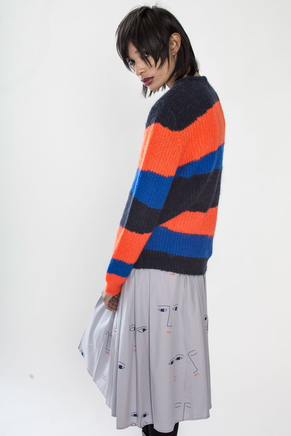 Unisex Tigersushi Furs Rabah in Orange/Black/Navy Unisex Tigersushi Furs Rabah in Orange/Black/Navy