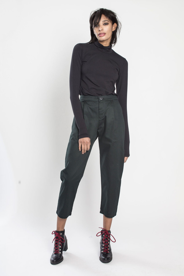 KOWTOW Ritual Pant in Dark Green KOWTOW Ritual Pant in Dark Green
