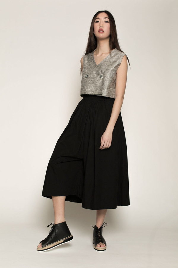 Kowtow Things in Common Culottes in Black Kowtow Things in Common Culottes in Black