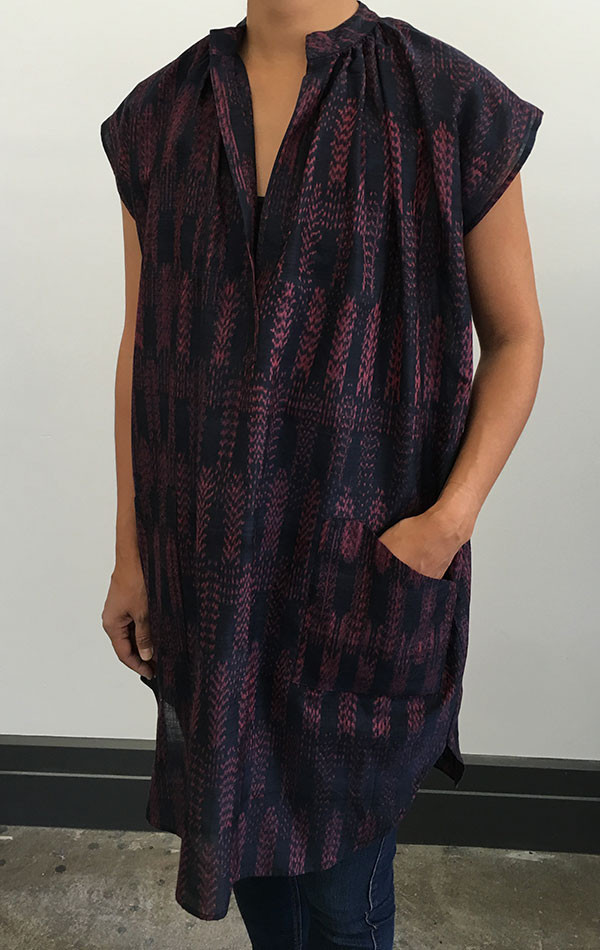Two Ikat Pocket Tunic Two Ikat Pocket Tunic
