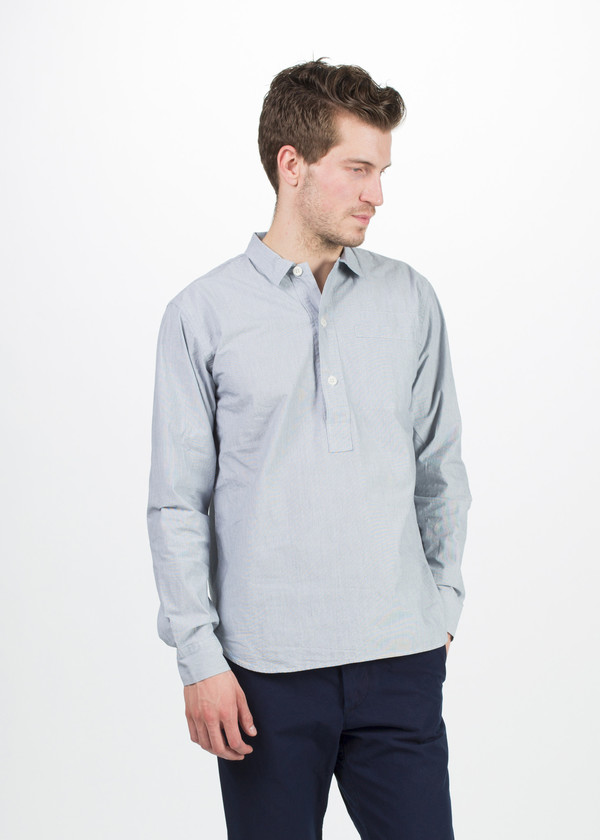 Men's MHL by Margaret Howell Pull On Overshirt Men's MHL by Margaret Howell Pull On Overshirt