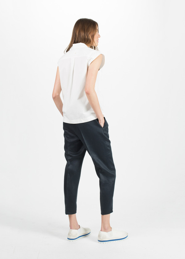 MHL by Margaret Howell Sleeveless Work Shirt MHL by Margaret Howell Sleeveless Work Shirt