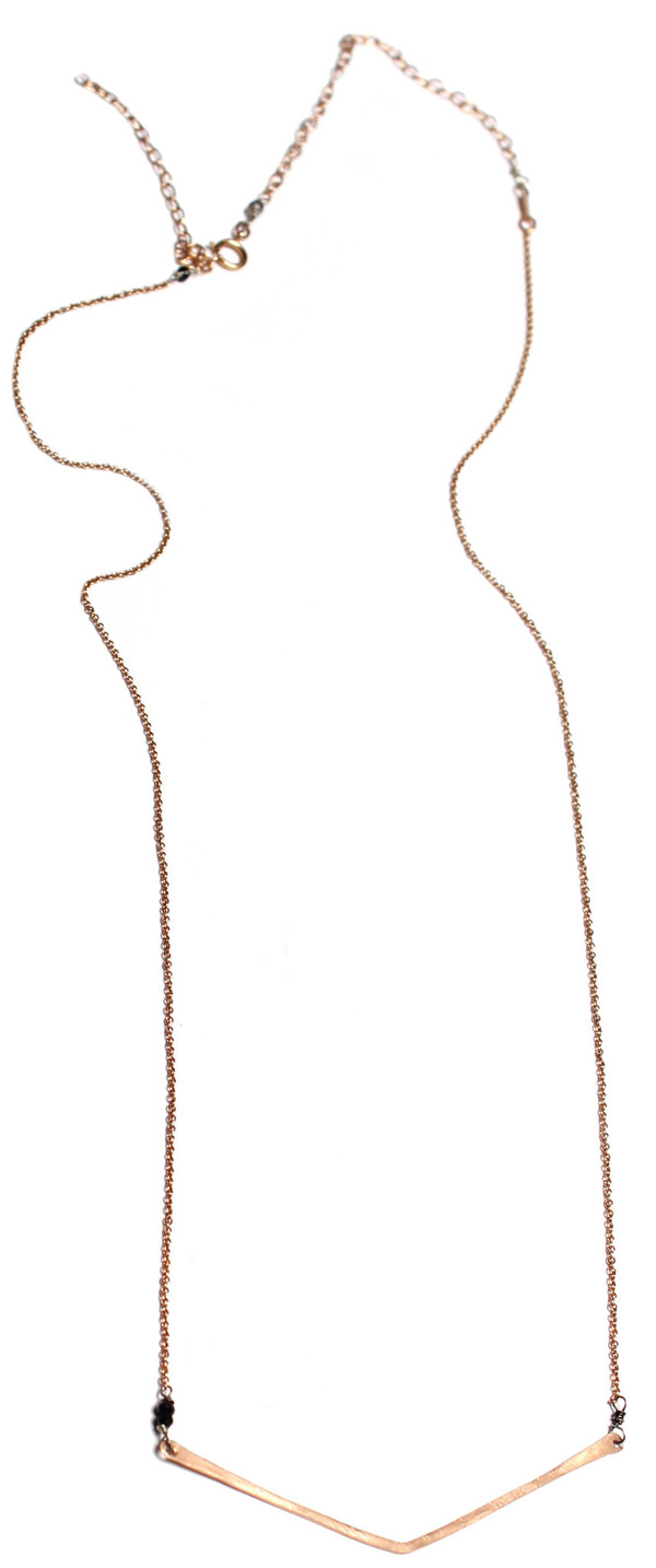 Sarah Dunn Rose Gold V Necklace Sarah Dunn Rose Gold V Necklace