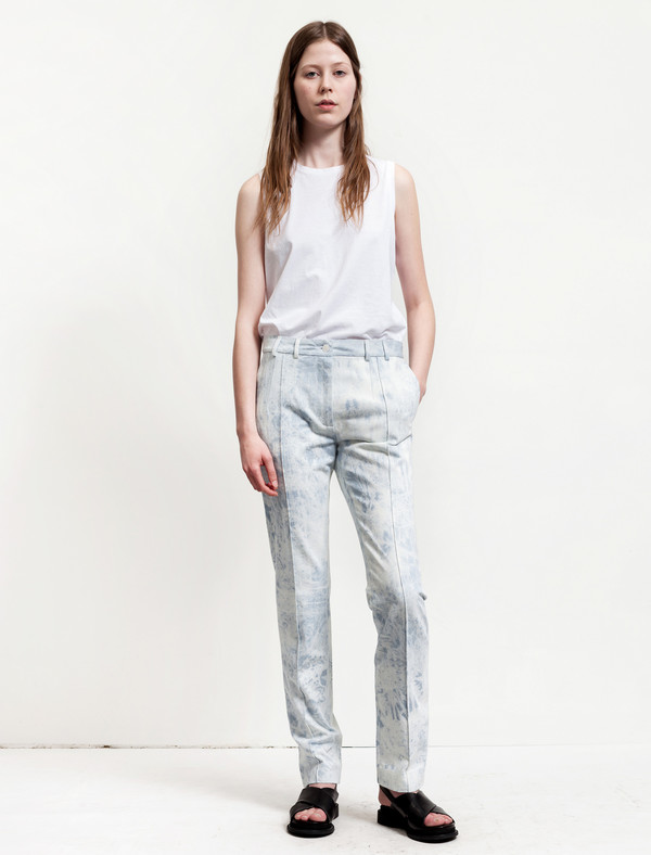 Thakoon Womens Shibori Dyed Jeans Thakoon Womens Shibori Dyed Jeans