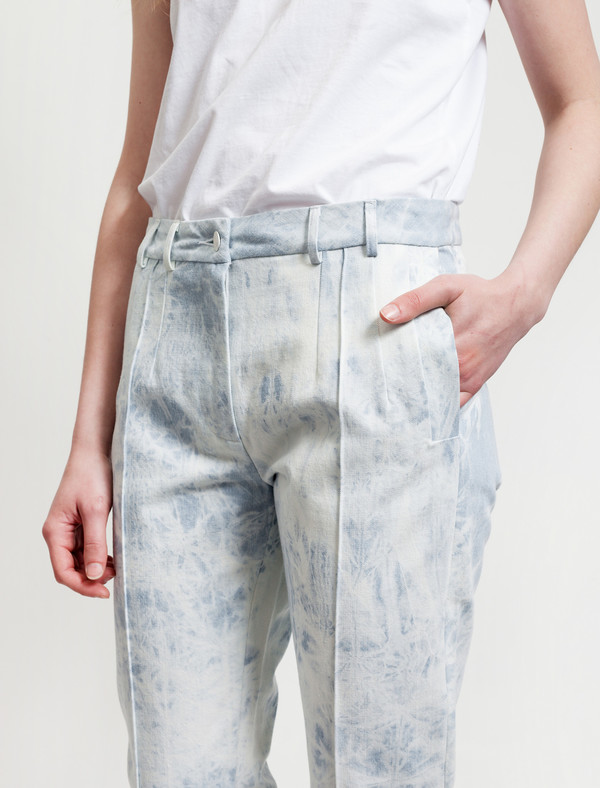 Thakoon Womens Shibori Dyed Jeans Thakoon Womens Shibori Dyed Jeans