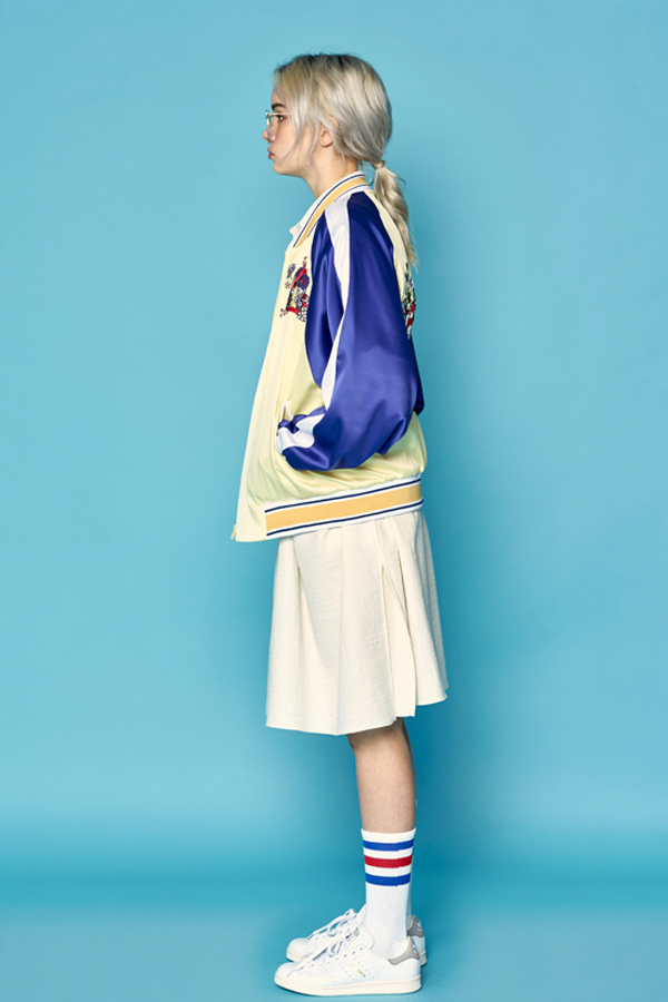 ANOTHER A Satin Embroidered Bomber Jacket ANOTHER A Satin Embroidered Bomber Jacket