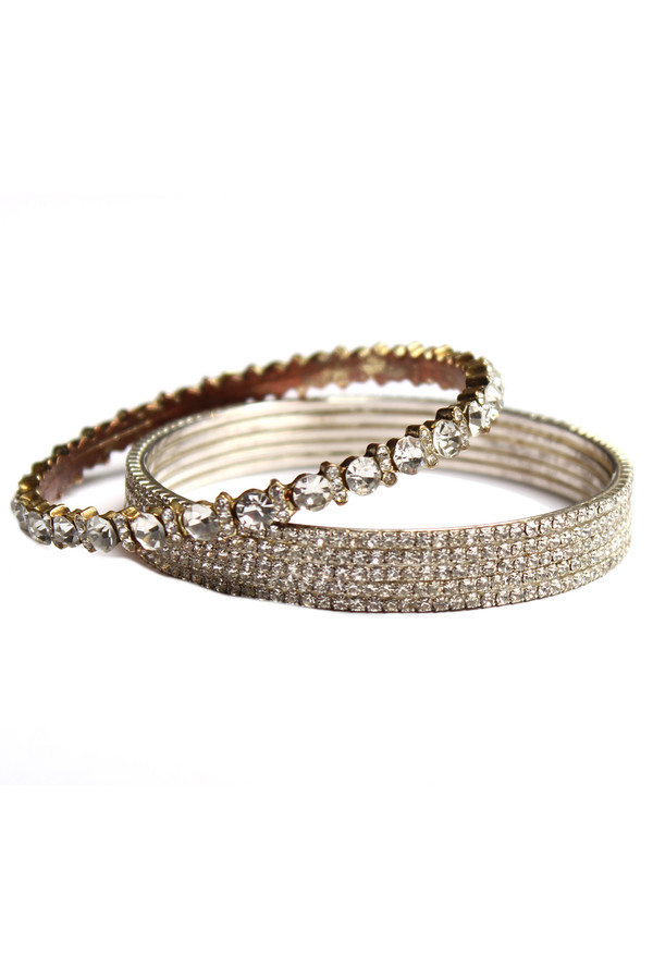 Timeless Treasures 5 Row Rhinestone Bangle Timeless Treasures 5 Row Rhinestone Bangle