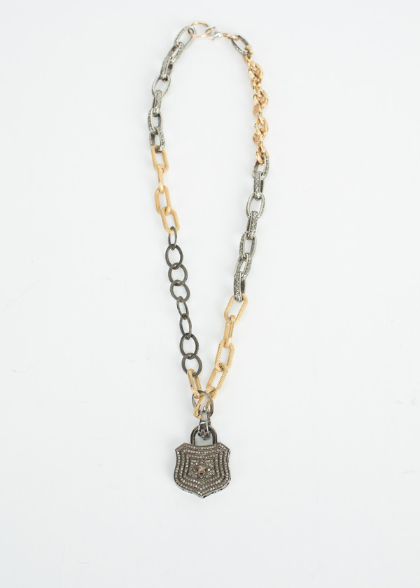 Jewels by Piper Diamond Lock Necklace Jewels by Piper Diamond Lock Necklace