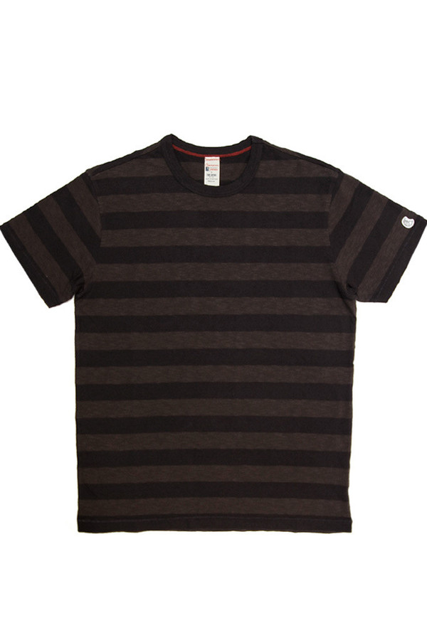 Todd Snyder x Champion Tonal Stripe Crew Black Todd Snyder x Champion Tonal Stripe Crew Black