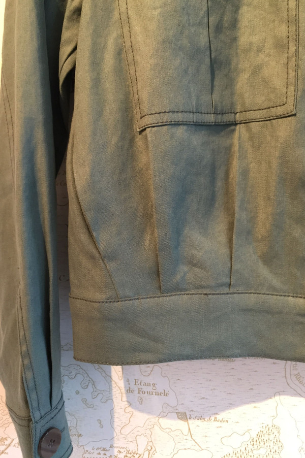 Derek Lam 10 Crosby Cotton/Linen utility jacket Derek Lam 10 Crosby Cotton/Linen utility jacket