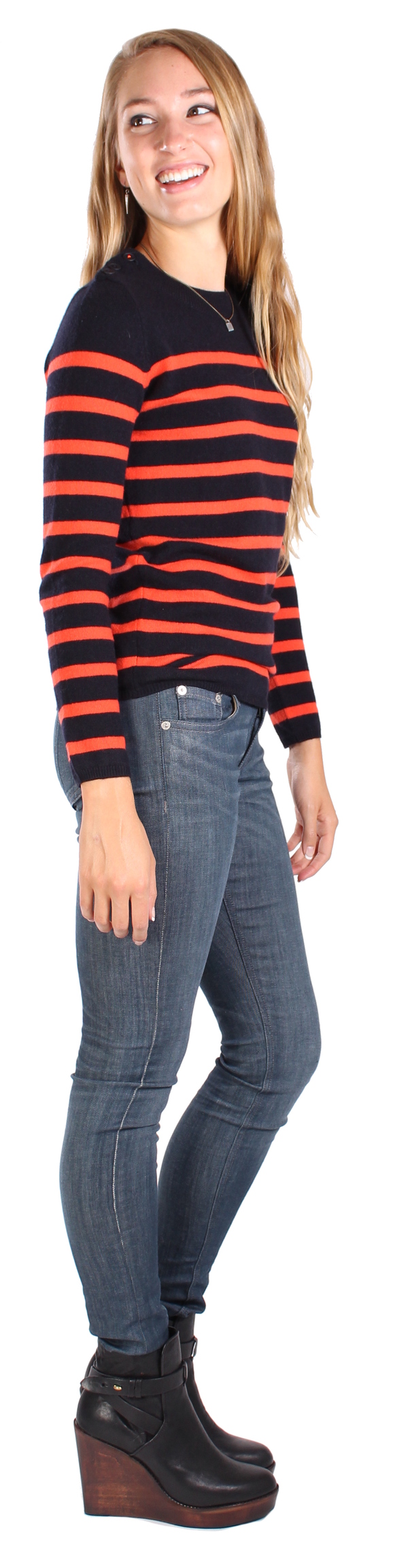 Chinti & Parker Guernsey Stripe Sweater Chinti & Parker Guernsey Stripe Sweater