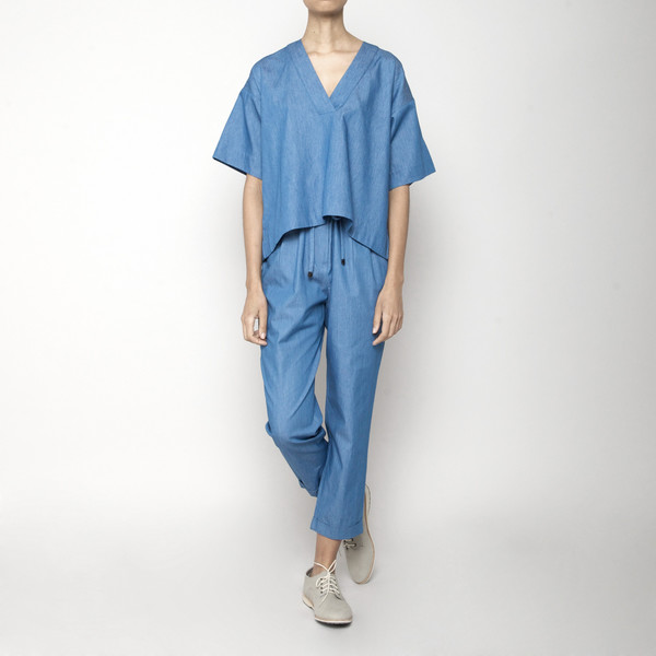 7115 by Szeki Drawstring Pant- Indigo SS16 7115 by Szeki Drawstring Pant- Indigo SS16
