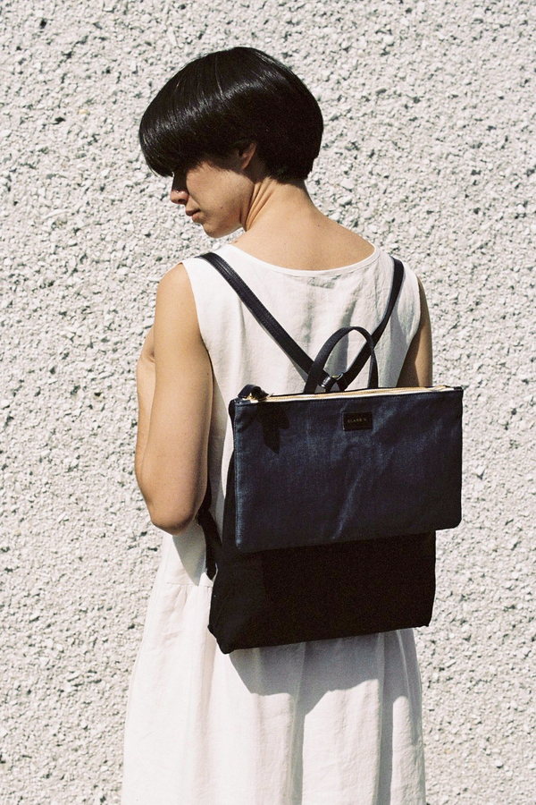 Clare V. Agnes Backpack - denim Clare V. Agnes Backpack - denim