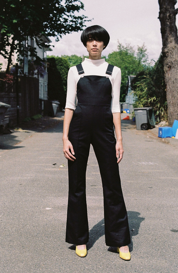 Horses Atelier High-Waisted Overalls - black Horses Atelier High-Waisted Overalls - black