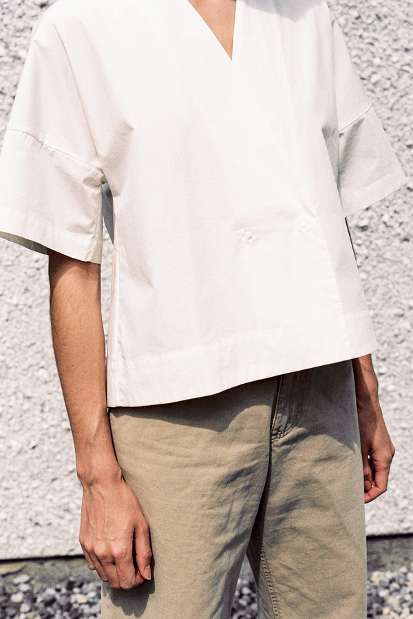 Mr. Larkin Pam Top - chalk Mr. Larkin Pam Top - chalk