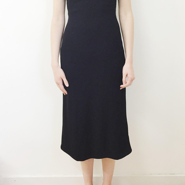 Johan Vintage Black Midi Dress Johan Vintage Black Midi Dress