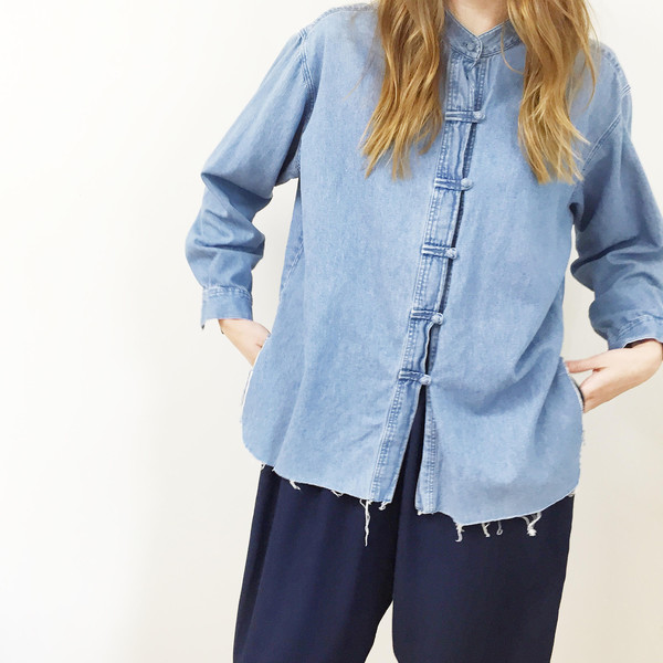 Johan Vintage Denim Oversized Shirt Johan Vintage Denim Oversized Shirt