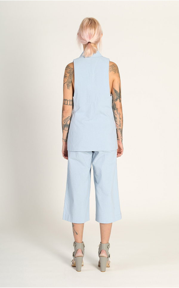 Kurt Lyle Sue Ellen Vest - Blue Kurt Lyle Sue Ellen Vest - Blue
