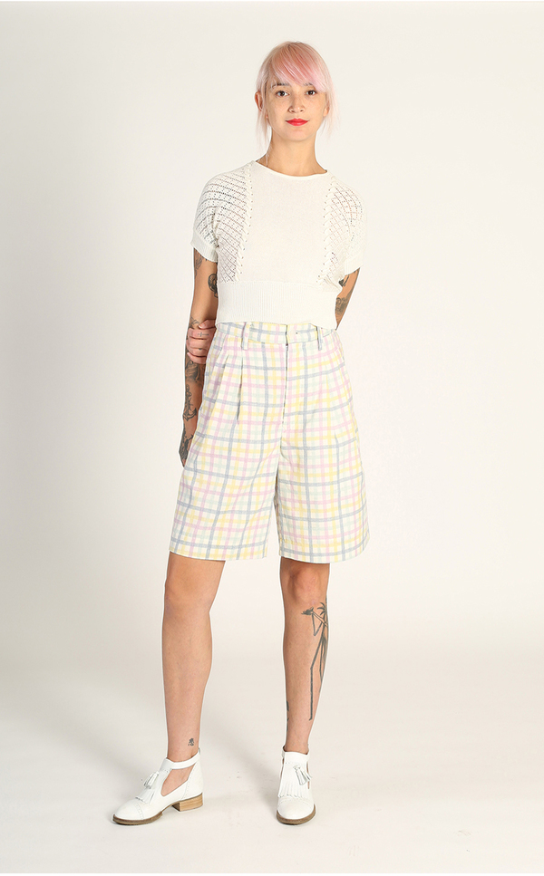 Kurt Lyle Betty Crop Sweater - Almost White Kurt Lyle Betty Crop Sweater - Almost White
