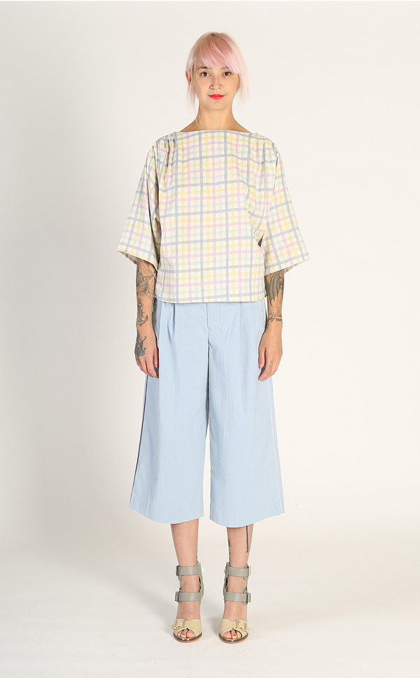 Kurt Lyle Trinity Reversible Blouse - Grayson Plaid Kurt Lyle Trinity Reversible Blouse - Grayson Plaid
