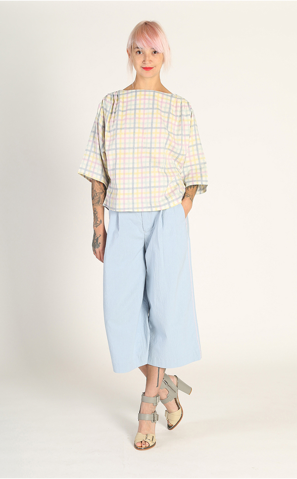Kurt Lyle Trinity Reversible Blouse - Grayson Plaid Kurt Lyle Trinity Reversible Blouse - Grayson Plaid
